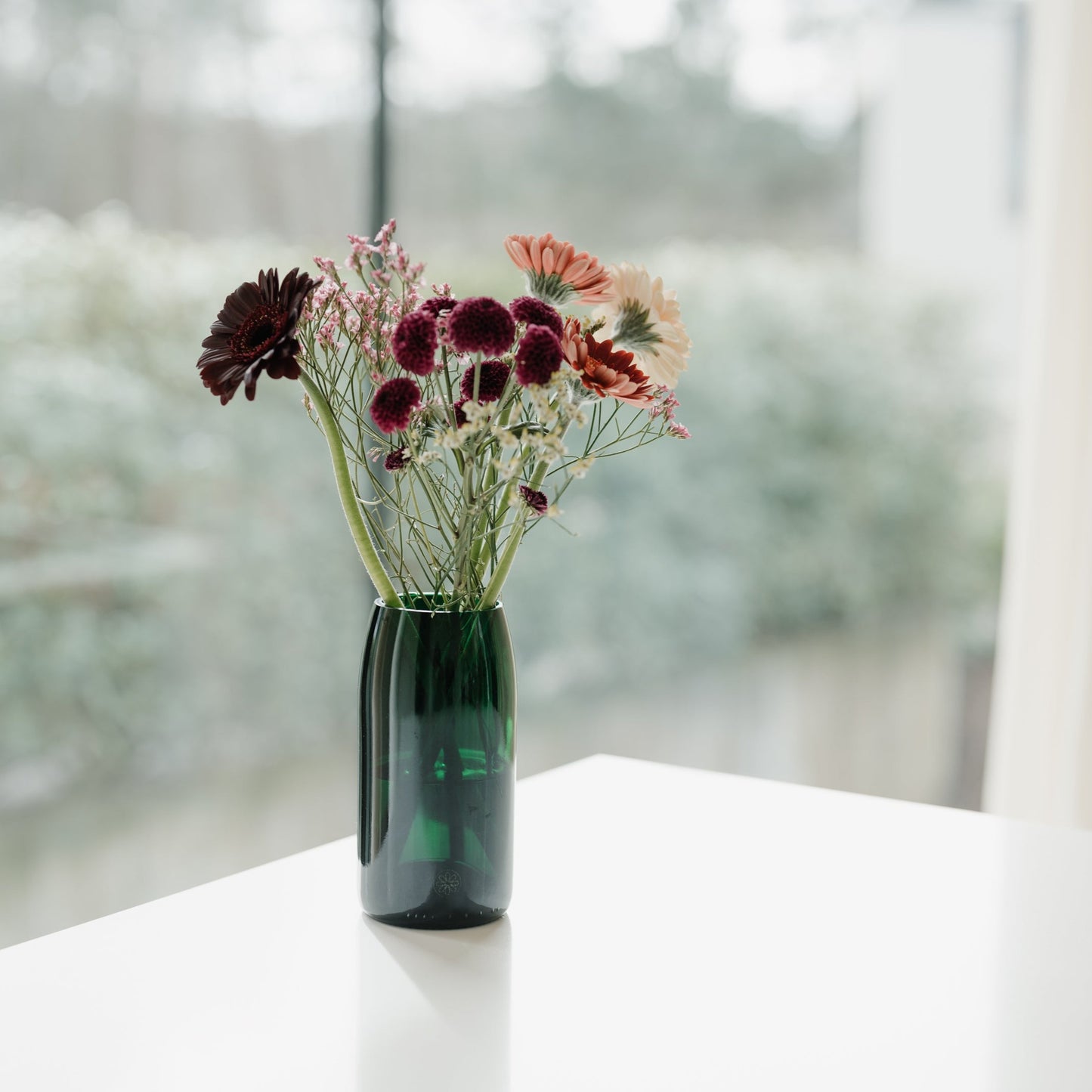 Vase Bubbles green